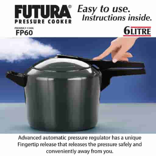 Hawkins Futura Hard Anodised 6L Pressure Cooker