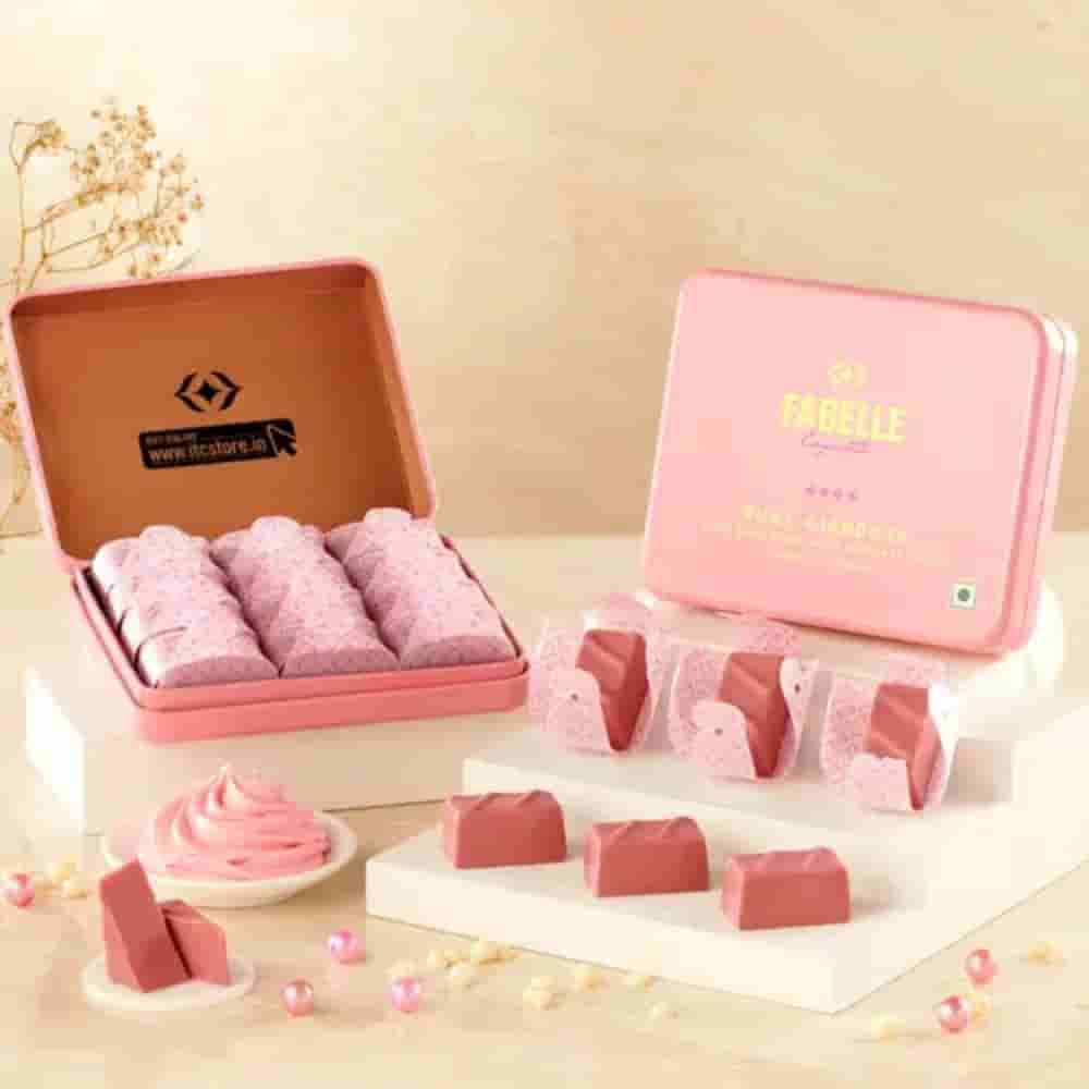 Fabelle Ruby Chocolate Gianduja - 12 cubes