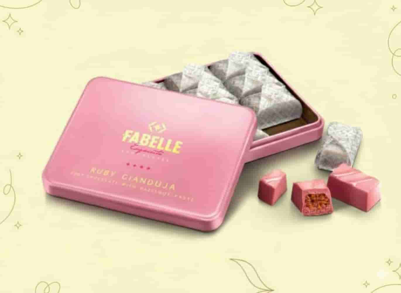 Fabelle Ruby Chocolate Gianduja - 12 cubes