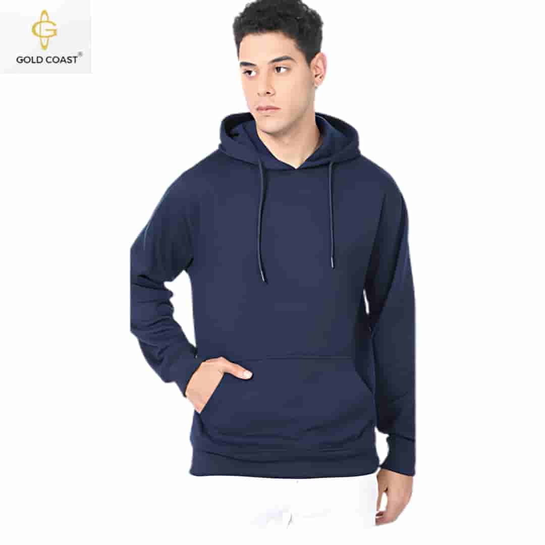 Gold Coast Hoodie Without Zip - Navy Blue