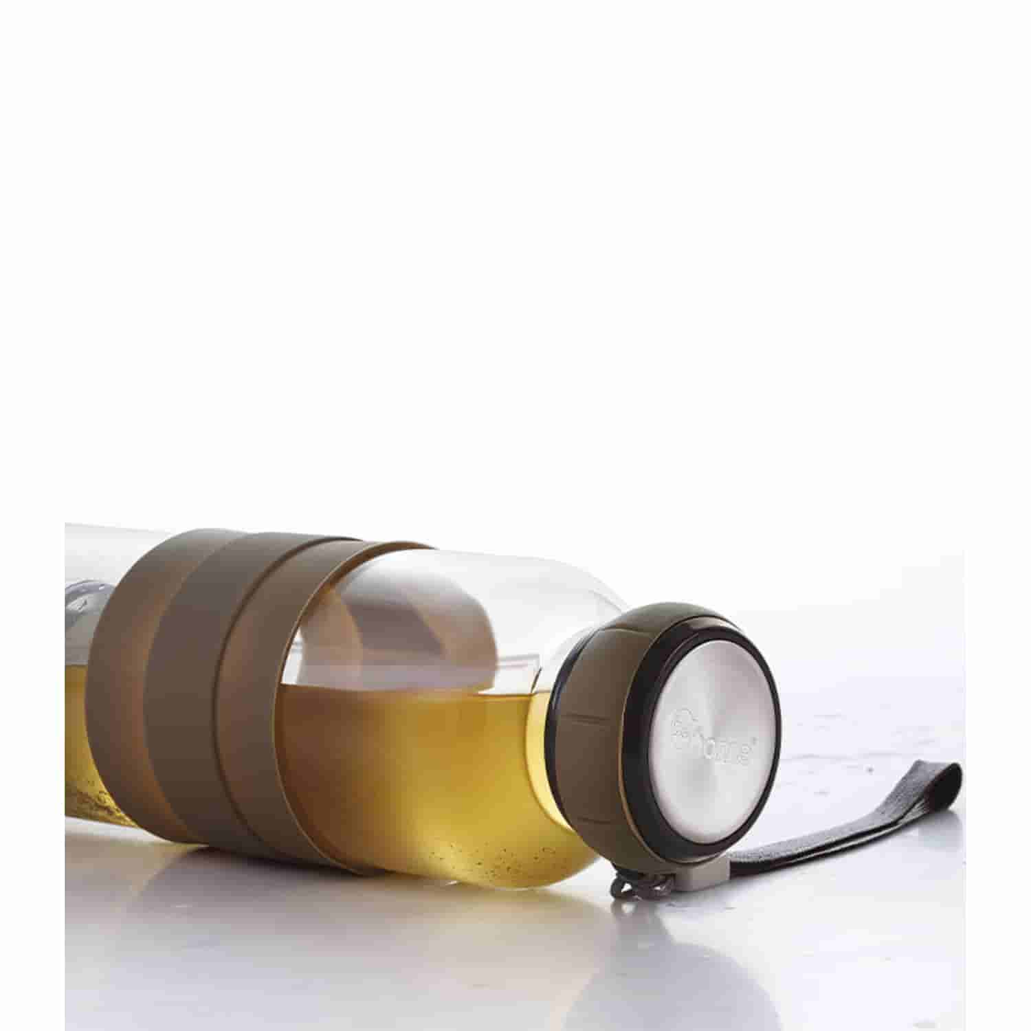 Behome Fiona Glass  Bottle Capacity 550Ml Brown