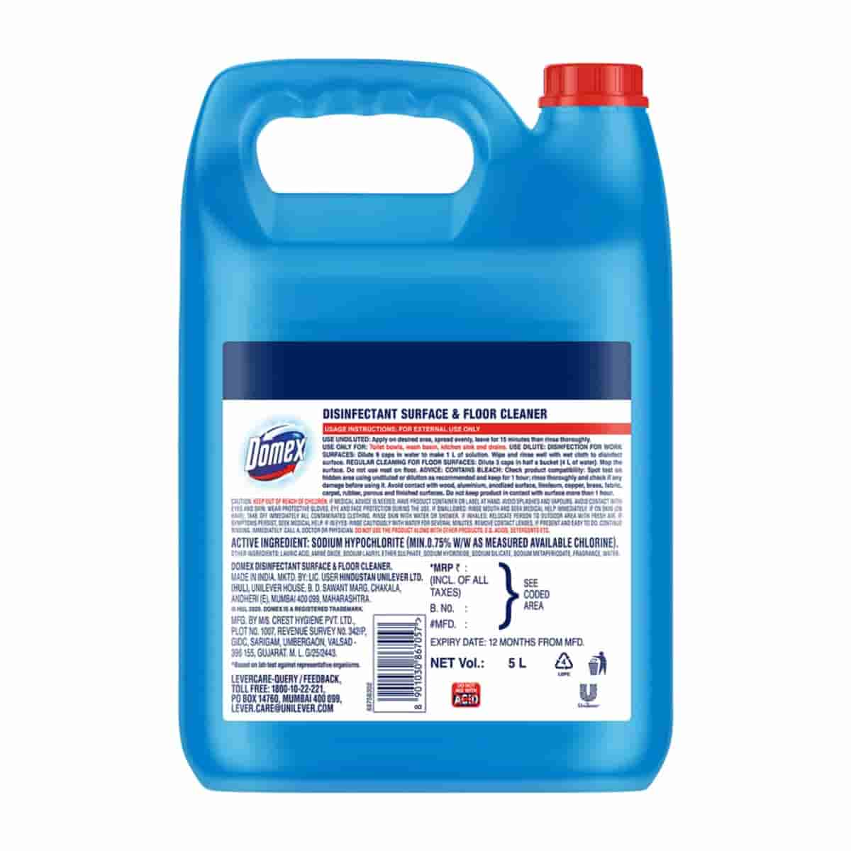 Domex Disinfectant Floor Cleaner 5Ltr