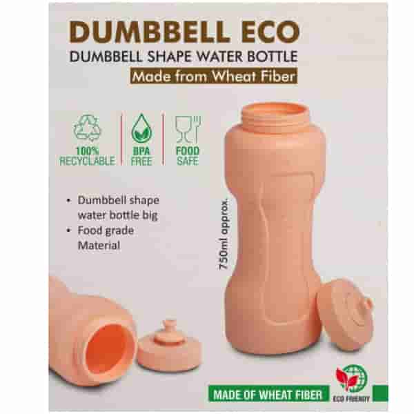 Dumbbell Eco Dumbbell Shape Water Bottle