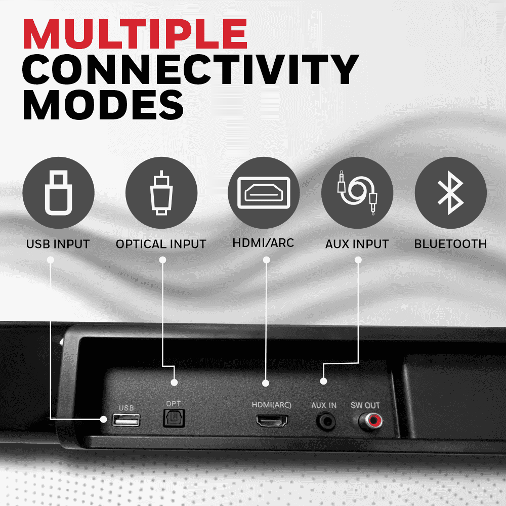 Honeywell Trueno U2000 Soundbar Black