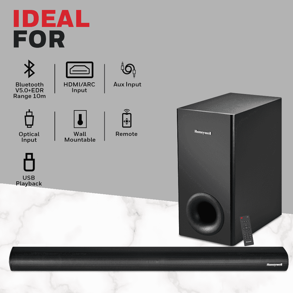 Honeywell Trueno U3000 Soundbar Black