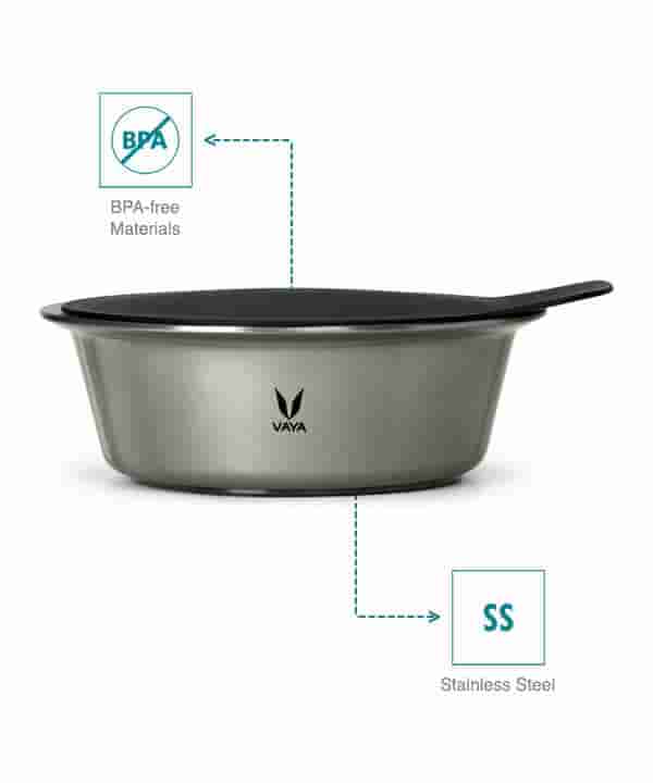 Vaya Hautecase Serveware HC 1500 Stack Lid - Cloud Grey