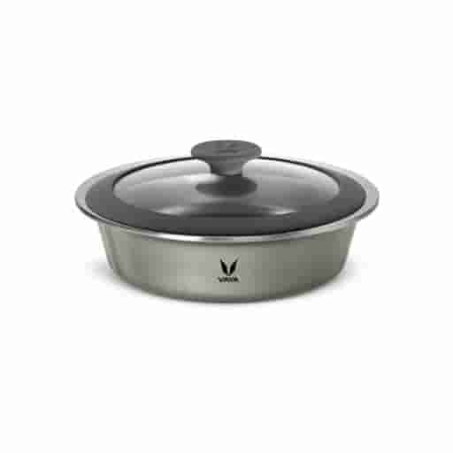 Vaya Hautecase Serveware HC 1100 Glass Lid - Cloud Grey
