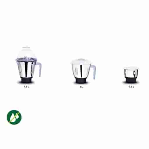 Philips HL1643/04 600 W Mixer Grinder (3 Jars, Blue)