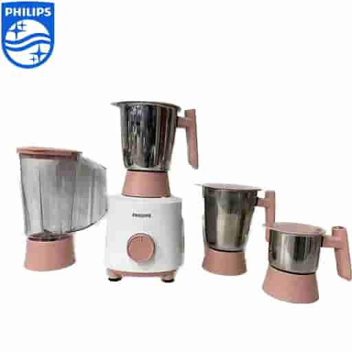 Philips 500W 4 Jars Mixer Grinder White/Peach