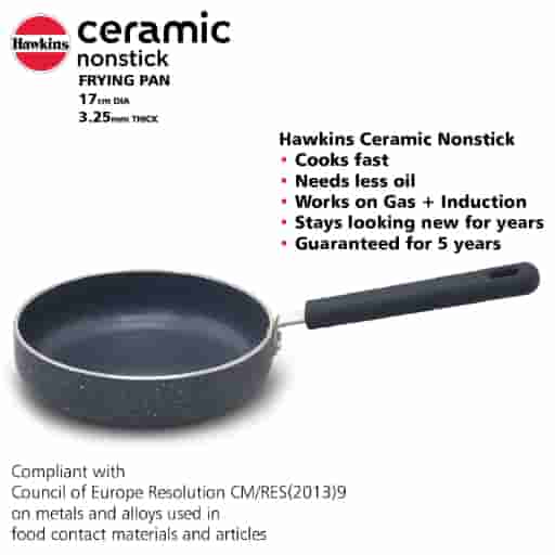 Hawkins Ceramic Nonstick 17cm Induction Fry Pan
