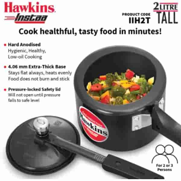 Hawkins 2 Litre Instaa Induction Base Pressure Cooker