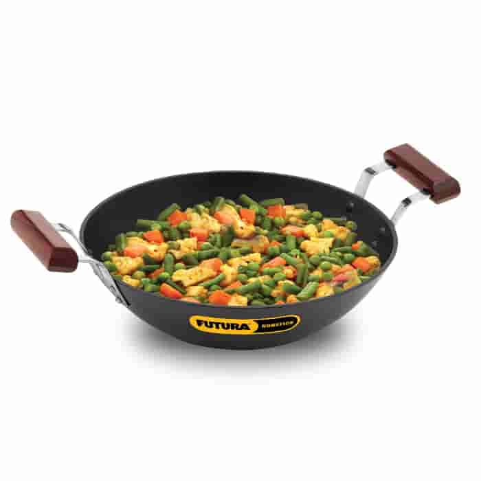 Hawkins Futura 2.5L Non Stick Flat Bottom Induction Kadhai