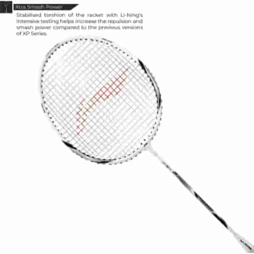 LI-NING XP-90-IV WHITE STRUNG BADMINTON RACQUET