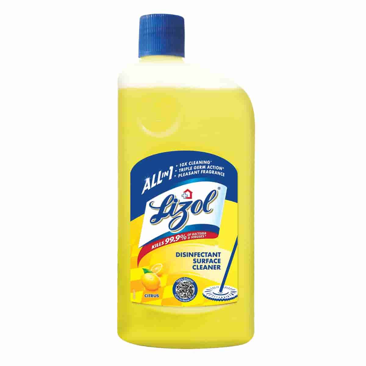 Lizol Disinfectant Surface & Floor Cleaner Citrus 500 ml