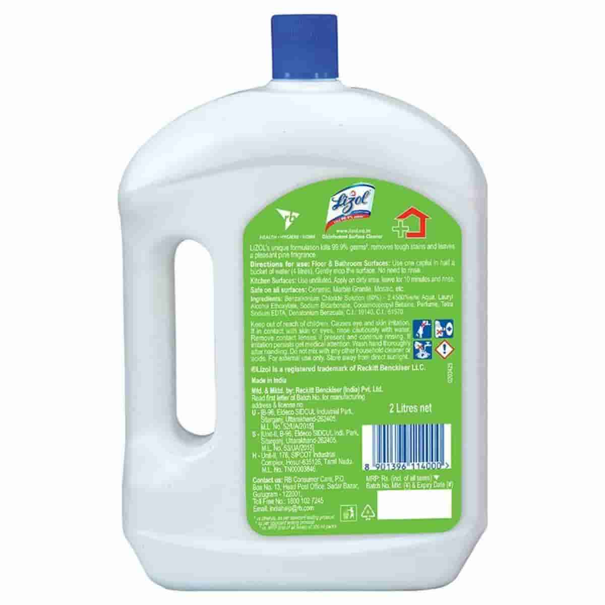 Lizol Disinfectant Surface Cleaner Pine 2L