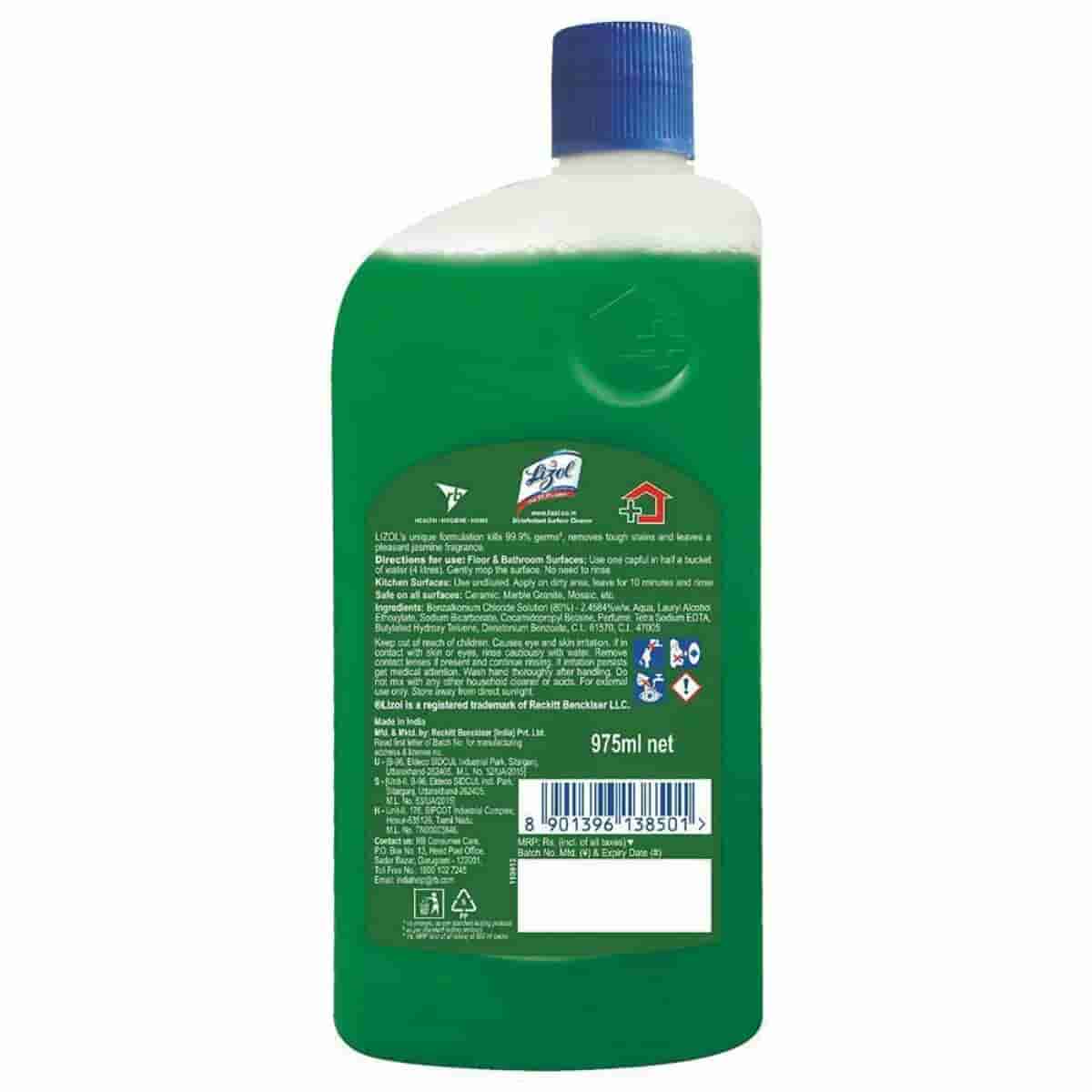Lizol Disinfectant Surface Cleaner Jasmine 975 ml