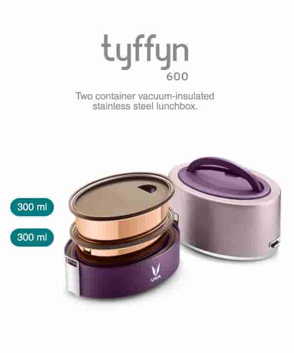 VAYA Tyffyn 600 Without Bagmat Lunchbox- Purple