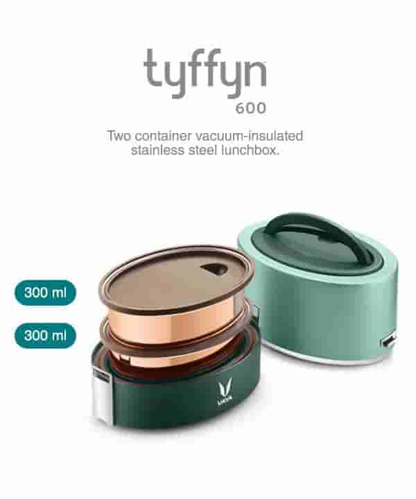 VAYA Tyffyn 600 Without Bagmat Lunchbox- Green