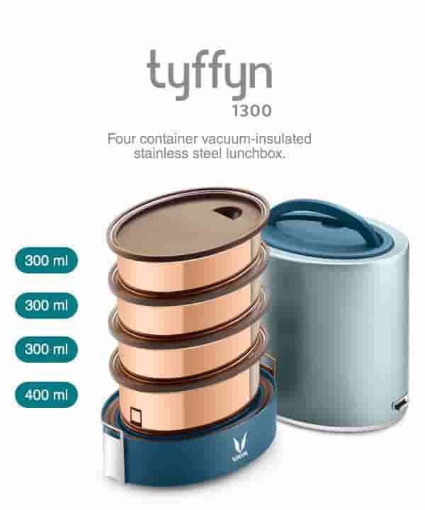 VAYA Tyffyn 1300 Without Bagmat Lunchbox- Blue