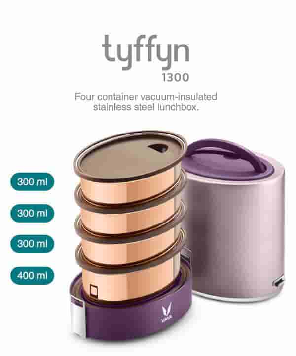 VAYA Tyffyn 1300 Without Bagmat Lunchbox- Purple