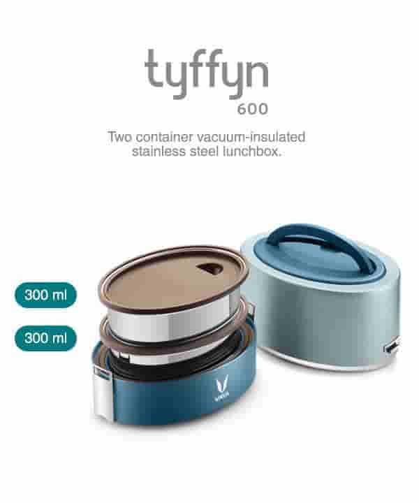 VAYA TyffynLyte 600 Without Bagmat Lunchbox- Blue