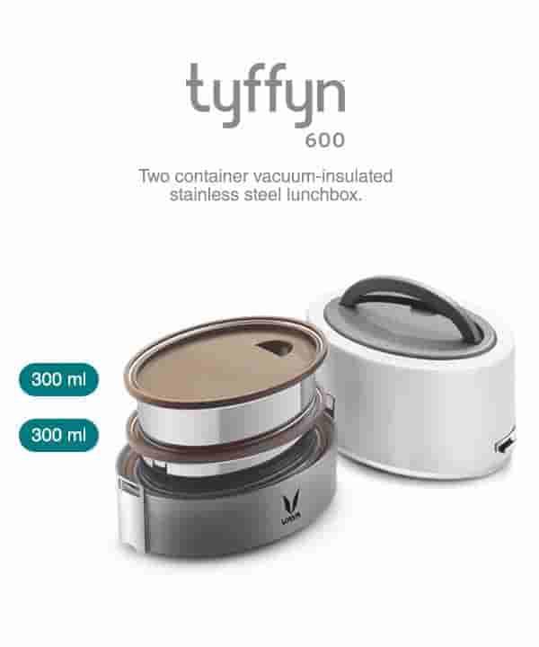 VAYA TyffynLyte 600 Without Bagmat Lunchbox- White