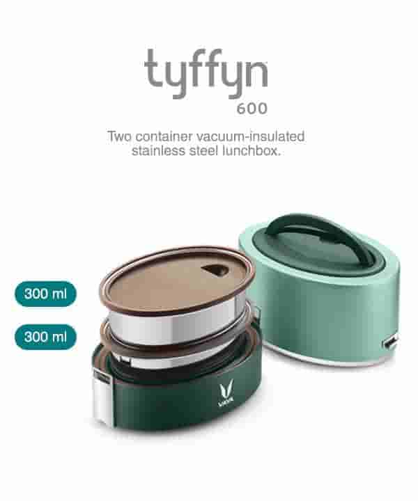 VAYA TyffynLyte 600 Without Bagmat Lunchbox- Green