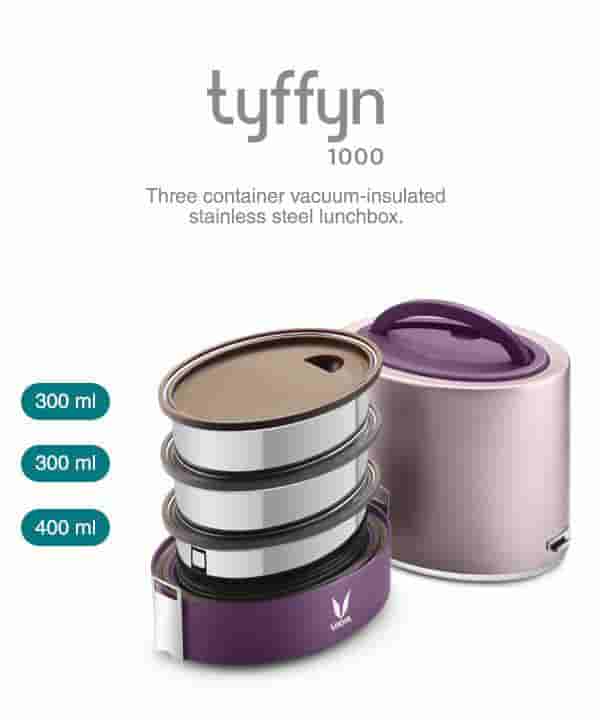 VAYA TyffynLyte 1000 Without Bagmat Lunchbox- Purple