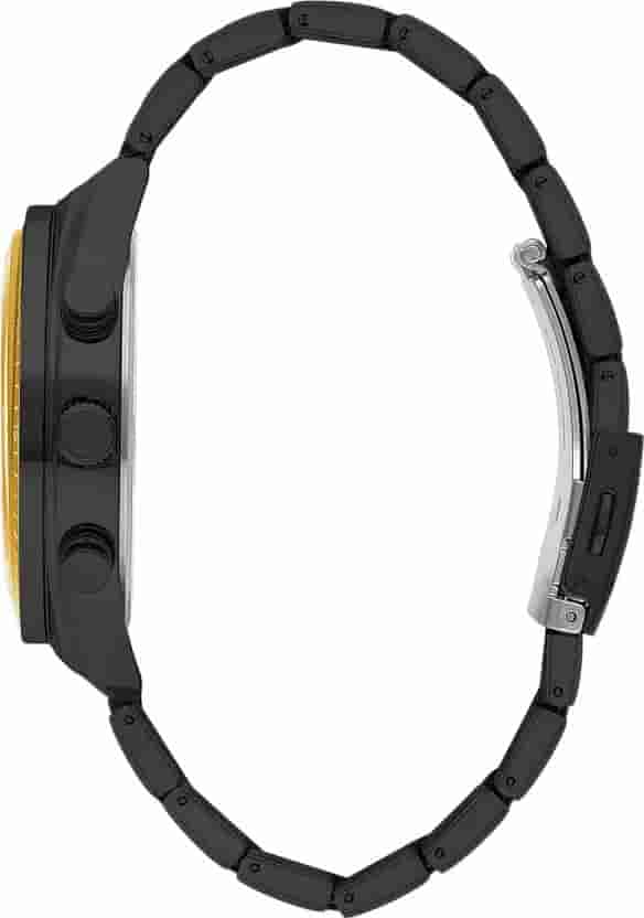 Lee Cooper Multifunc Yellow Round Watch