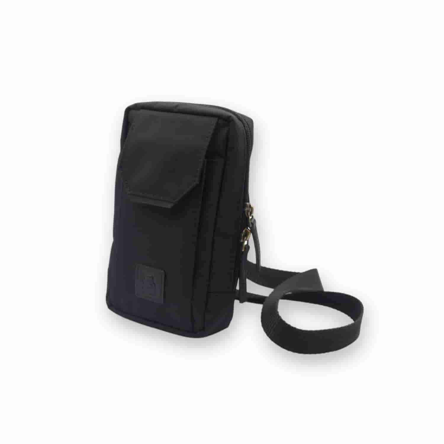 Leather Chef City Sling Bag Black