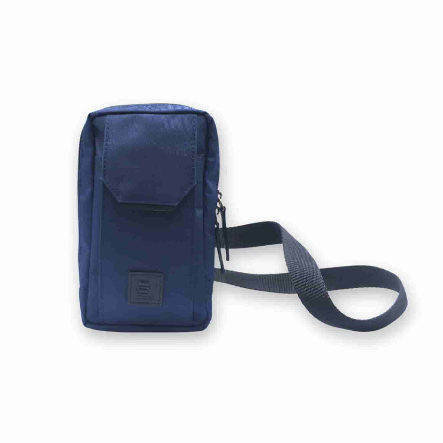 Leather Chef City Sling Bag Blue