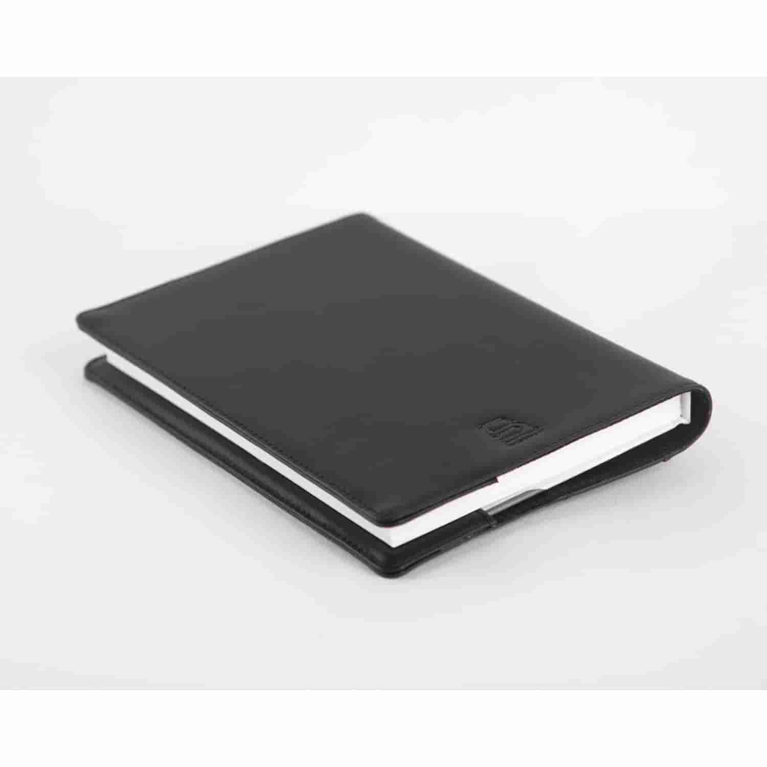 Leather Chef Enfold Leather Diary Black
