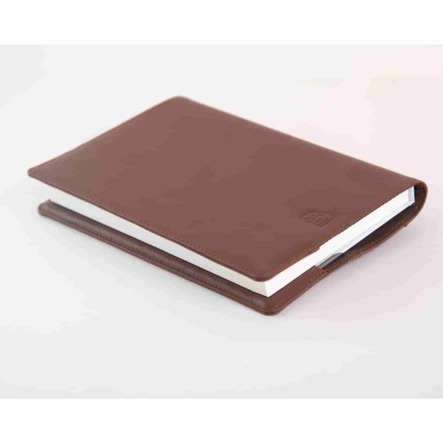 Leather Chef Enfold Leather Diary Tan