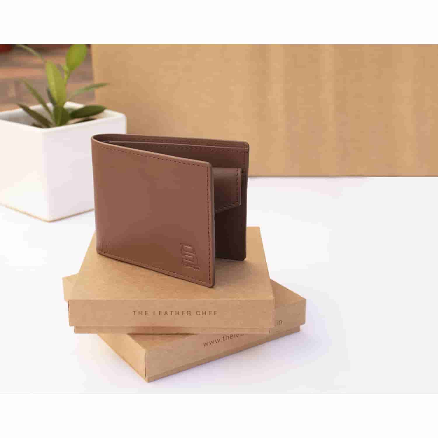 Leather Chef Everyday Mens Bifold Wallet