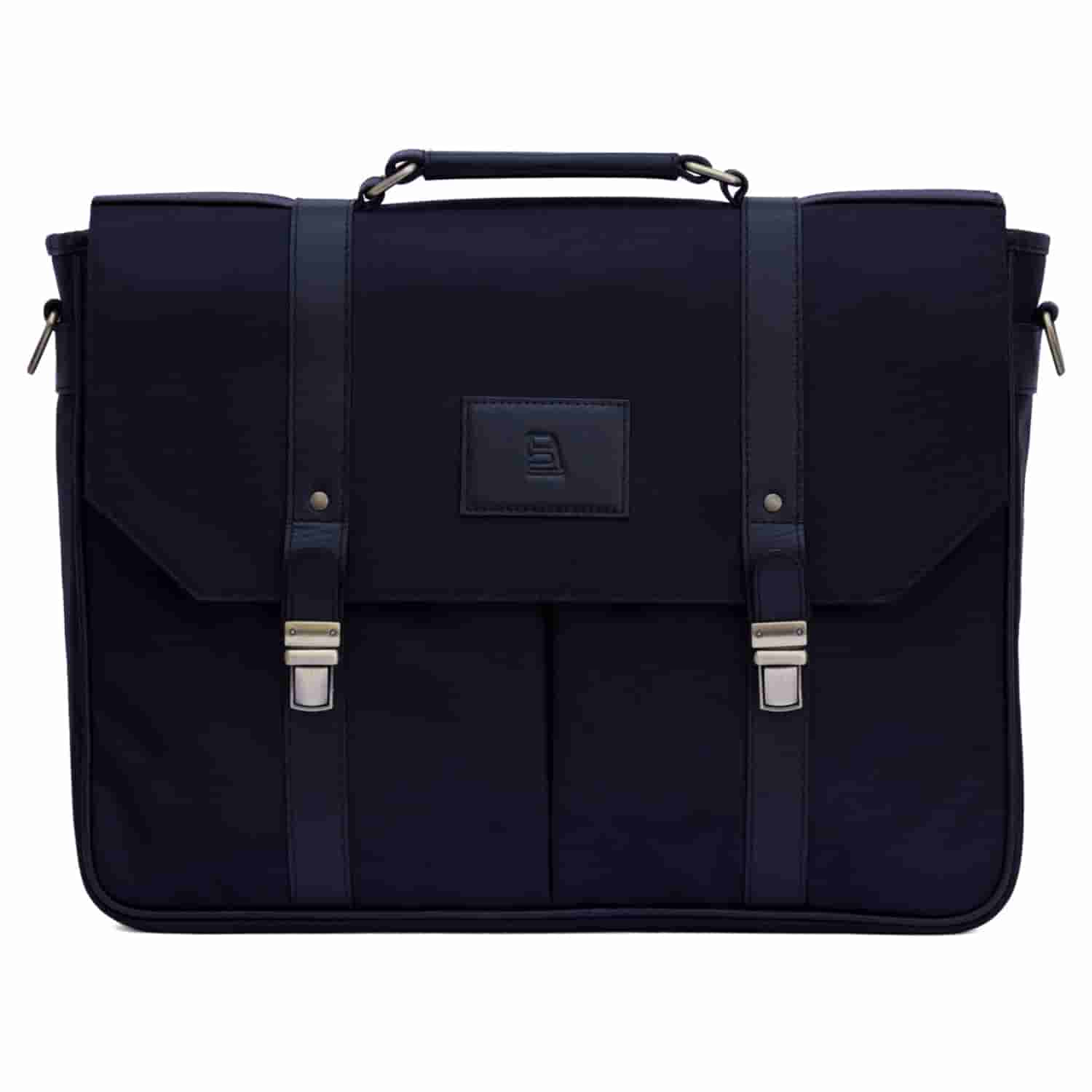 Leather Chef Retro Laptop Bag Black
