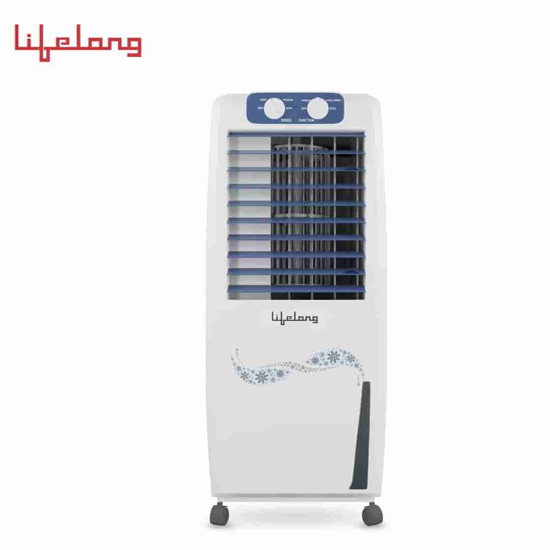 Lifelong LLAC918 Air Cooler - 20L, with Water Level Indicator, Ice Chamber, Multi-Way Air Deflection, Powerful Air Throw, Honeycomb pads (White, 1 Year Warranty)