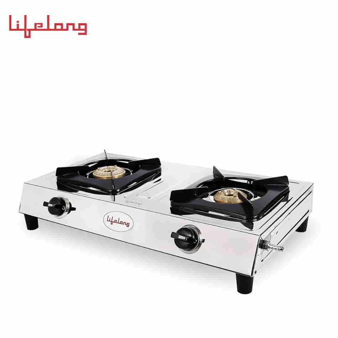 Lifelong LLGS199 Stainless Steel 2 Burner Gas Stove