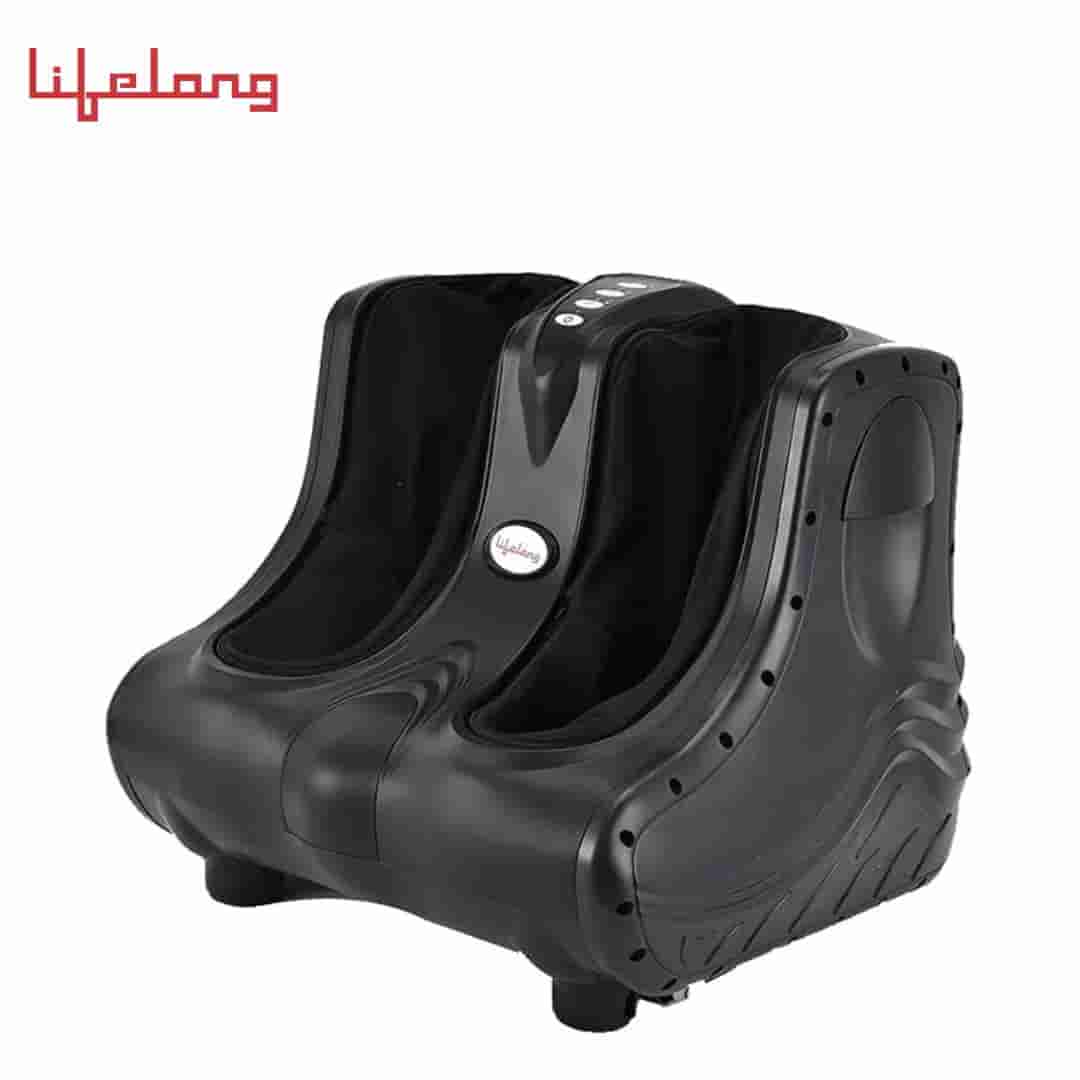 Lifelong Leg, Foot and Calf Massager Rolling & Kneading Functions for Pain Relief & Improving Blood Circulation, (LLM747,Black)