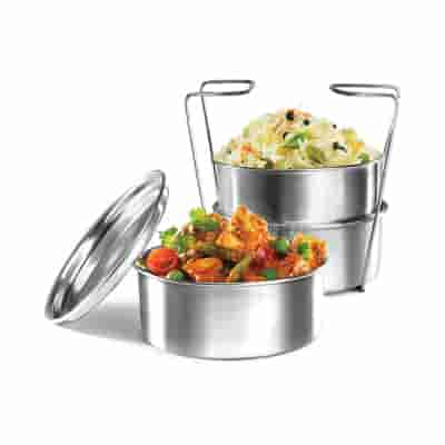 Milton Electron Plastic 3 Container Tiffin Box