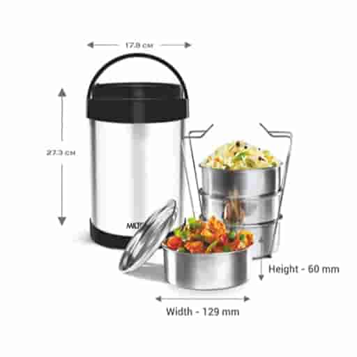Milton Royal 4 Insulated Stainless Steel Tiffin Box