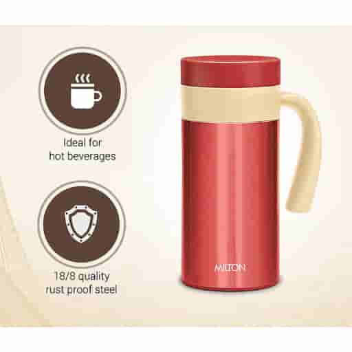Milton Flagon 400 Thermosteel Hot & Cold Tea Coffee Flask