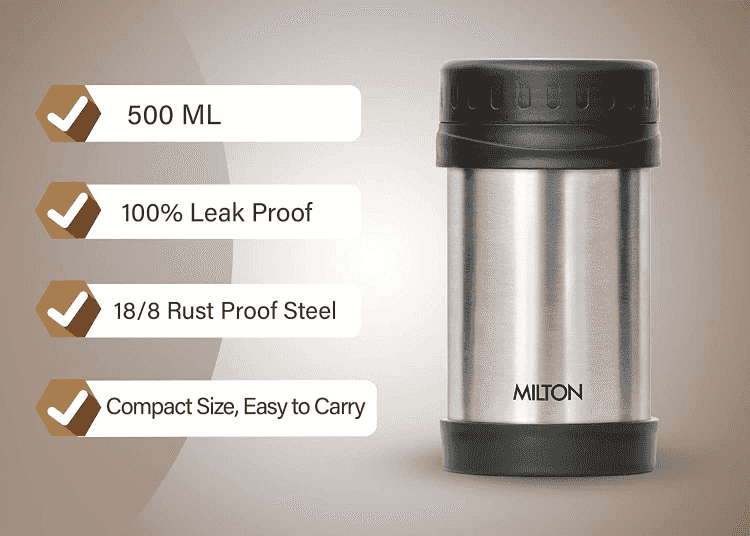 Milton Soup Flask 500Ml Thermosteel Ant Mascot