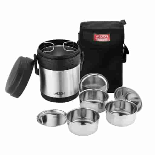 Milton Thermosteel Hot Meal 3 Container Lunch Box