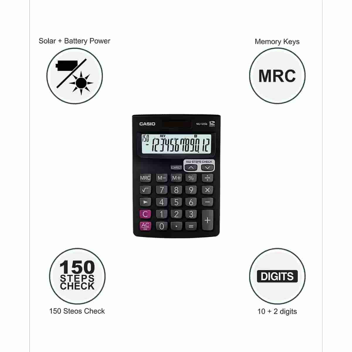 Casio MJ-12Sb Desktop Calculator