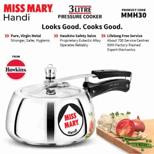 Hawkins Miss Mary 3 Litre Handi Pressure Cooker