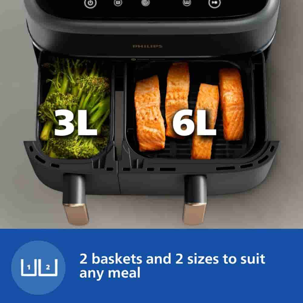 9L Air Fryer with Dual Basket NA352