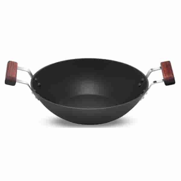 Hawkins Flat Bottom Deep Fry Pan 2.5 Litre