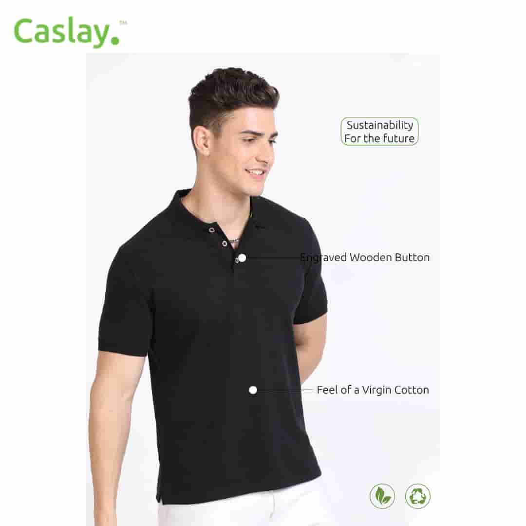 Caslay Polo T-Shirt - Black