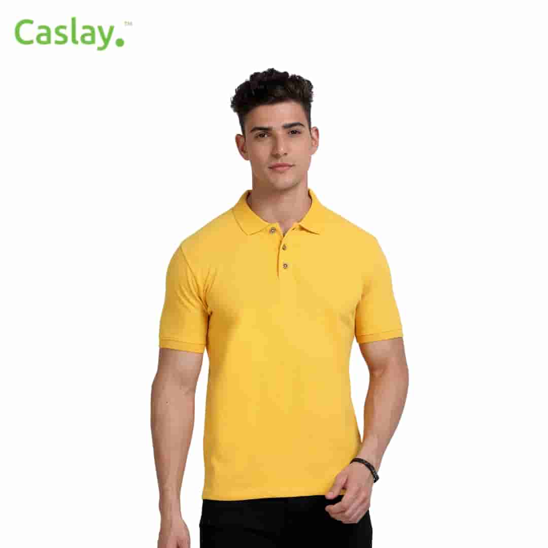 Caslay Polo T-Shirt - Mustard