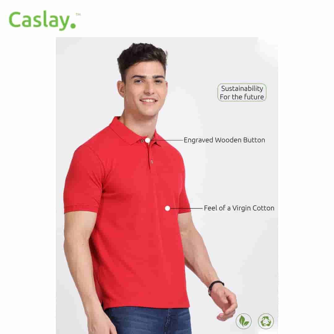 Caslay Polo T-Shirt - Red